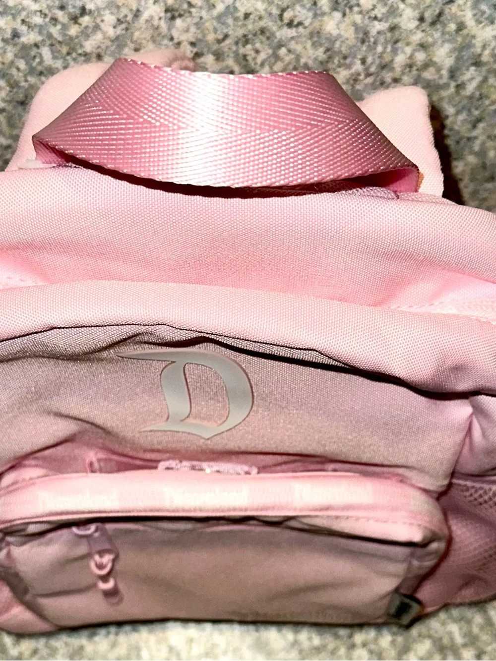 Disneyland Disney Parks “D” Pink Mini Backpack New 2026 New Powder Light